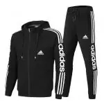 survetement adidas femme homme costume de mode hoodie noir